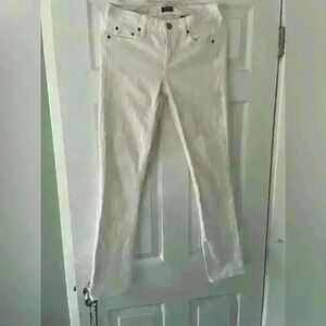 J.Crew Matchstick White Denim Jeans - B54